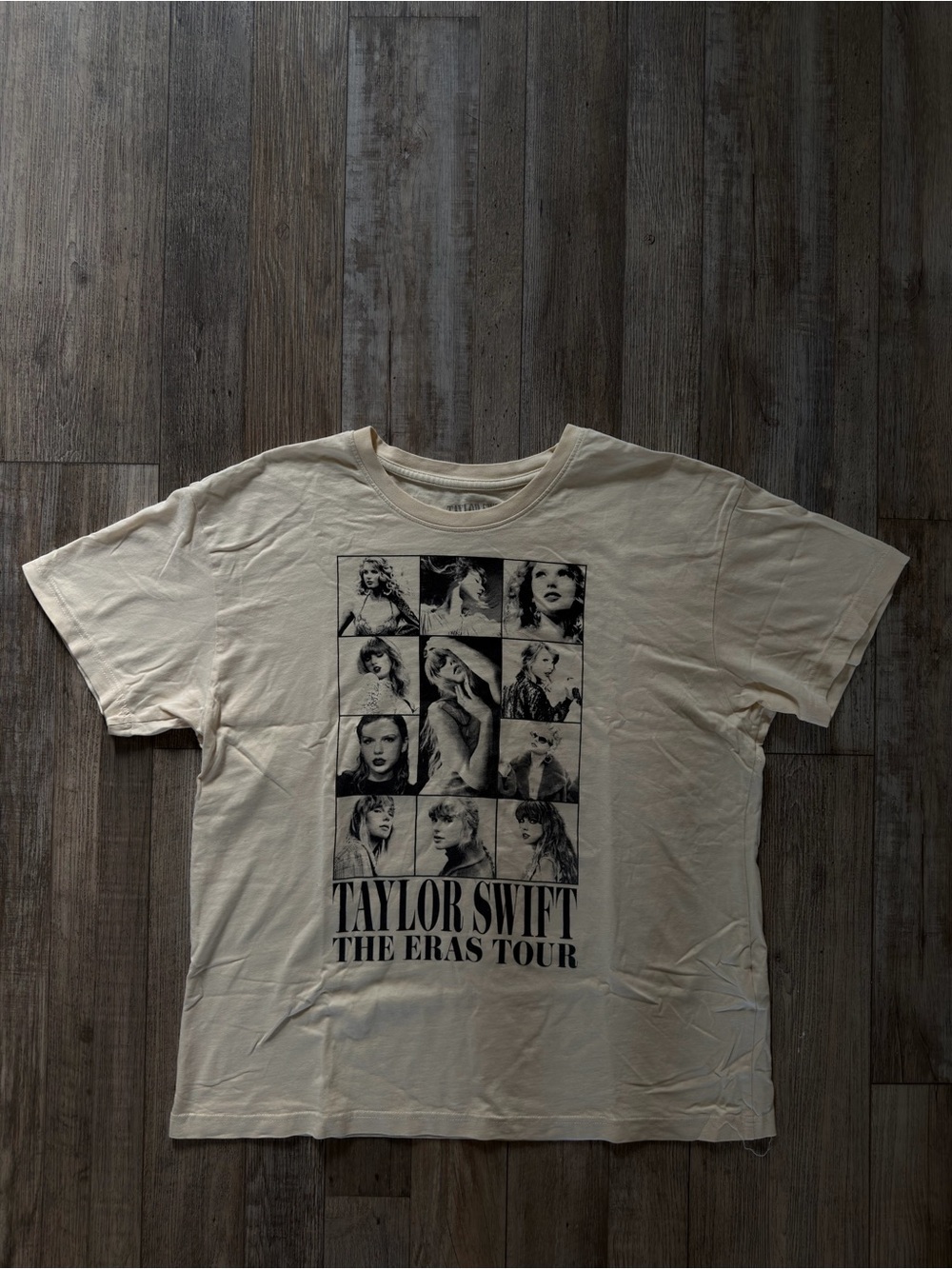Taylor Swift The Eras Tour Graphic Tee - Cream